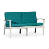 Streamdale Furniture Streamdale Eucalyptus Loveseat With Cushions Oil Finish