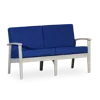 Streamdale Furniture Streamdale Eucalyptus Loveseat With Cushions Oil Finish
