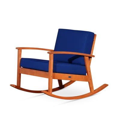 Streamdale Furniture Streamdale Eucalyptus Rocking Chair With Cushions