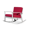 Streamdale Furniture Streamdale Eucalyptus Rocking Chair With Cushions Oil Finish