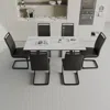 Streamdale Furniture Streamdale Expandable Dining Set With Cushioned Armless Chairs