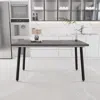 Streamdale Furniture Streamdale Expandable Rectangular Dining Table - Gray
