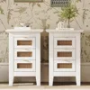 Streamdale Furniture Streamdale Exquisite Rattan-woven Nightstand Elegance For Your Bedroom