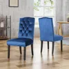 Streamdale Furniture Streamdale Exquisite Tufted Upholstered Dining Chairs For Formal And Daily Use