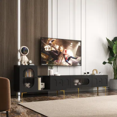 Streamdale Furniture Streamdale Ext. Tv Stand For Living Room/bedroom