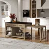 Streamdale Furniture Streamdale Extendable Kitchen Island Cart W/ Power Outlets