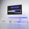 Streamdale Furniture Streamdale Extendable Led Tv Stand With Remote Control, Multiple Lighting Modes