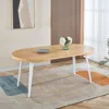 Streamdale Furniture Streamdale Extendable Oak Table - Mdf Top, Metal Legs