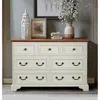 Streamdale Furniture Streamdale Farmhouse 7-drawer Dresser, Rustic Chest, Antique White