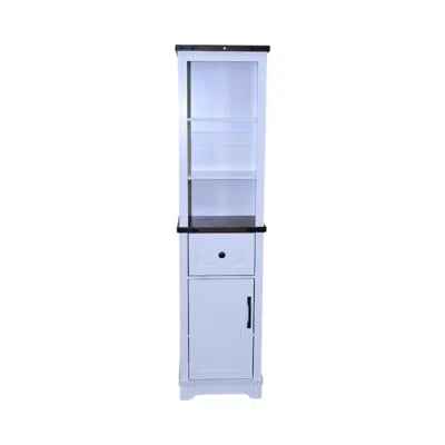 Streamdale Furniture Streamdale Farmhouse Bathroom Storage Cabinet With Drawer & Shelves