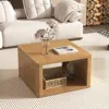 Streamdale Furniture Streamdale Farmhouse Coffee Table With Storage - 30.8" Square
