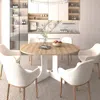Streamdale Furniture Streamdale Farmhouse Expandable Dining Table, 59", White