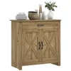Streamdale Furniture Streamdale Farmhouse Sideboard Buffet With Barn Doors