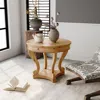 Streamdale Furniture Streamdale Farmhouse Style End Table, Coffee Table For Home