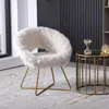 Streamdale Furniture Streamdale Faux Fur Upholstered Accent Chair