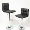 Streamdale Furniture Streamdale Faux Leather Adjustable Hydraulic Bar Stool