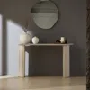 Streamdale Furniture Streamdale Faux Marble Console Table - Modern Skinny Sofa Table