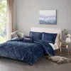 Streamdale Furniture Streamdale Felicia Velvet Comforter Set