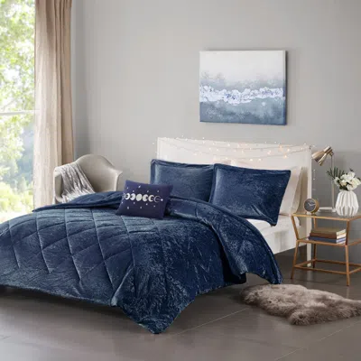 Streamdale Furniture Streamdale Felicia Velvet Comforter Set