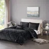 Streamdale Furniture Streamdale Felicia Velvet Comforter Set