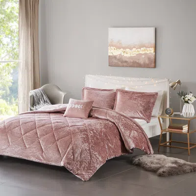 Streamdale Furniture Streamdale Felicia Velvet Comforter Set