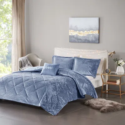 Streamdale Furniture Streamdale Felicia Velvet Comforter Set
