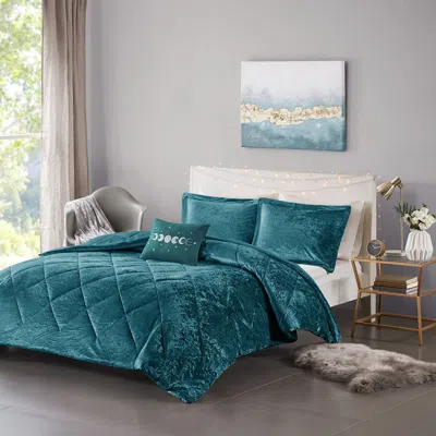 Streamdale Furniture Streamdale Felicia Velvet Comforter Set