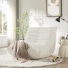 Streamdale Furniture Streamdale Fireside Accent Bean Bag Chair, Modern Armless Floor Sofa