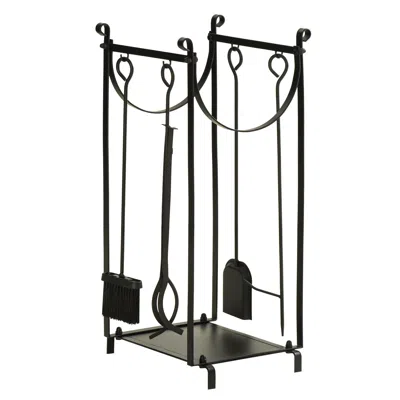Streamdale Furniture Streamdale Firewood Rack With Fireplace Tools