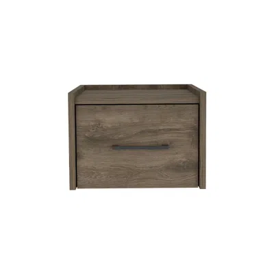 Streamdale Furniture Streamdale Floating Nightstand Calion In Brown