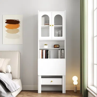 Streamdale Furniture Streamdale Fold-out Convertible Desk With Shelf & Drawer