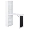 Streamdale Furniture Streamdale Fold-out Wall Desk With Blackboard And Shelf