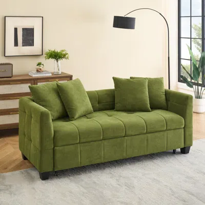 Streamdale Furniture Streamdale Foldable 3-seat Sofa Bed (77.9")