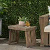 Streamdale Furniture Streamdale Foldable Acacia Wood Side Table: Durable, Stylish, Space-saving