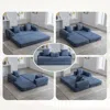 Streamdale Furniture Streamdale Foldable & Compressible Sofa With Metal Frame For Small Spaces