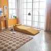 Streamdale Furniture Streamdale Foldable Sponge Sofa Bed: Portable Lounger For Living Room & Bedroom In Yellow