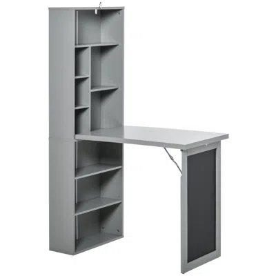 Streamdale Furniture Streamdale Foldable Wall-mount Desk With Blackboard