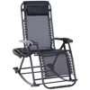 Streamdale Furniture Streamdale Folding Rocking Chair With Pillow And Cup Holder