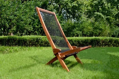 Streamdale Furniture Streamdale Folding Roping Wood Chair
