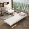 Streamdale Furniture Streamdale Folding Sofa Bed 3-in-1 Convertible Chair - Adjustable Backrest (white) In White