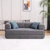 Streamdale Furniture Streamdale Folding Sofa Bed 78.5" Convertible Couch With Pillows In Gray