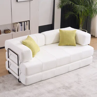 Streamdale Furniture Streamdale Folding Sofa Bed 78.5" Convertible Couch With Pillows