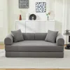 Streamdale Furniture Streamdale Folding Sofa Bed 78.5" Convertible Couch With Pillows In Gray
