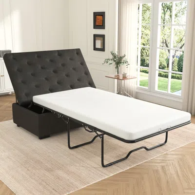 Streamdale Furniture Streamdale Folding Sofa Bed Ottoman