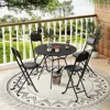 Streamdale Furniture Streamdale Folding Stool With Backrest - Padded, Portable (arrives 6/30/2025)