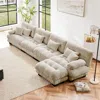 Streamdale Furniture Streamdale Free Combination Modular Sectional Sofa, L-shaped Couch, 4-seater Cloud Couch