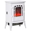 Streamdale Furniture Streamdale Freestanding Electric Fireplace With Realistic Flame