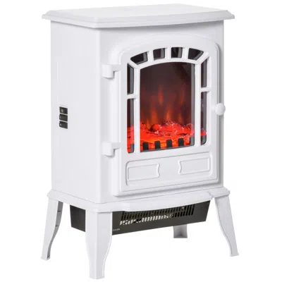 Streamdale Furniture Streamdale Freestanding Electric Fireplace With Realistic Flame