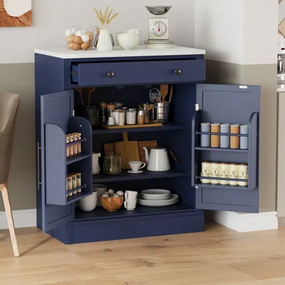 Streamdale Furniture Streamdale Freestanding Kitchen Pantry With Shelves & Drawer