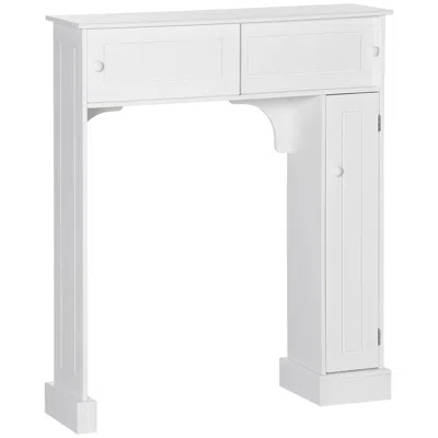 Streamdale Furniture Streamdale Freestanding Over-toilet Bathroom Cabinet With Adjustable Shelves